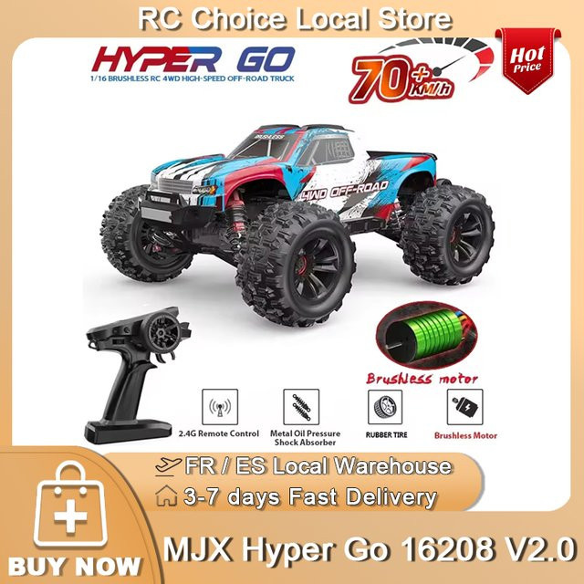 MJX 16208 V2.0 Hyper GO, RC Autos, 1:16, 4WD Off-Road Racing Truck - Bild 1
