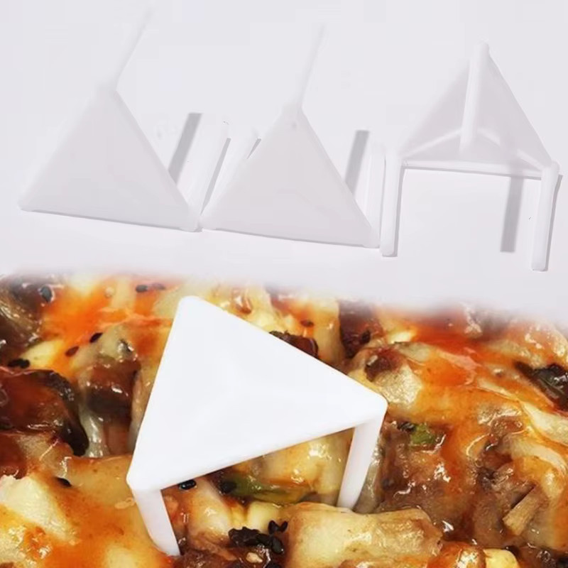 100 Stück Pizza Saver aus Kunststoff in Weiß zur Stabilisierung deiner Pizza-Verpackung - Bild 3