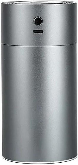 Super Six Aroma Diffuser Auto-Luftbefeuchter mit buntem Umgebungslicht, wiederaufladbar und leise, grau - Bild 1