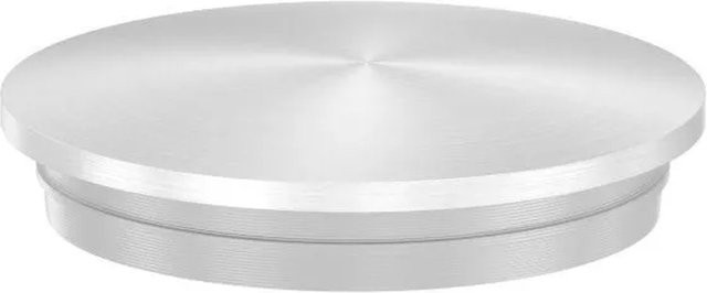 FeNau Einsteckkappe aus V2A Edelstahl in Silber für Rohre mit Ø 33,7 mm und 2,0 mm Wandstärke, gewölbt - Bild 1