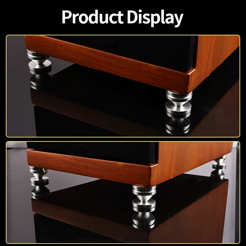 YYTCG Lautsprecher-Standfüße und Stoßdämpfer Set in Gold für Audio-Lautsprecher-Reparatur und Zubehör - Bild 3