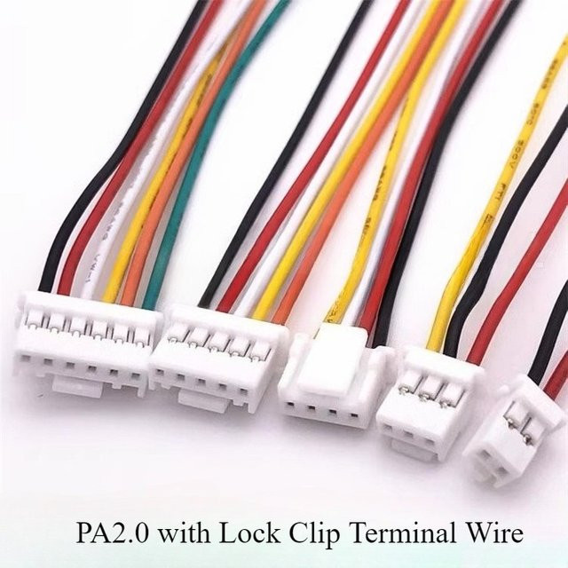 E-SIMPO JST PA2.0 Terminal-Kabelbaum Set, 10 Stück, Mehrfarbig, 26AWG Electronic Connector Jumper Cable - Bild 1