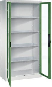C+P Werkzeugschrank Acurado 7035/6011 mit Türen und Schloss, B/T/H: 195,0 x 93,0 x 40,0 cm - Bild 1