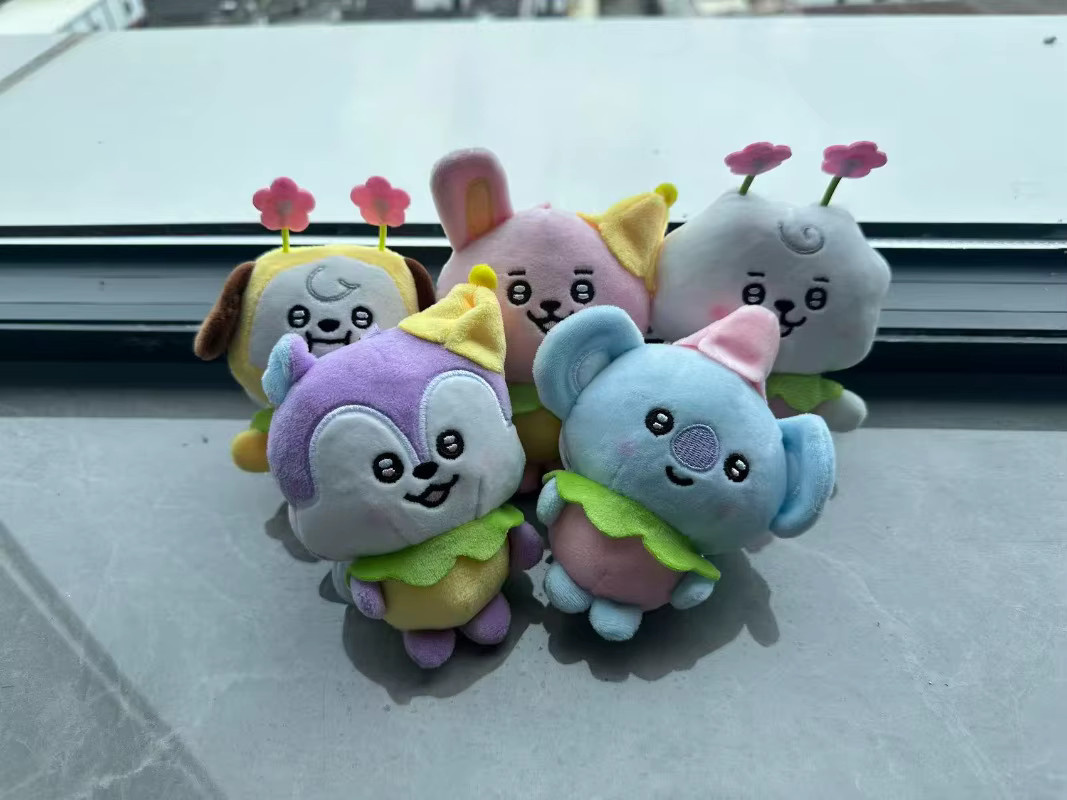 LINE FRIENDS BT21 Rucksack-Puppe, Plüsch / Textil, Bunt / Mehrfarbig - Bild 4