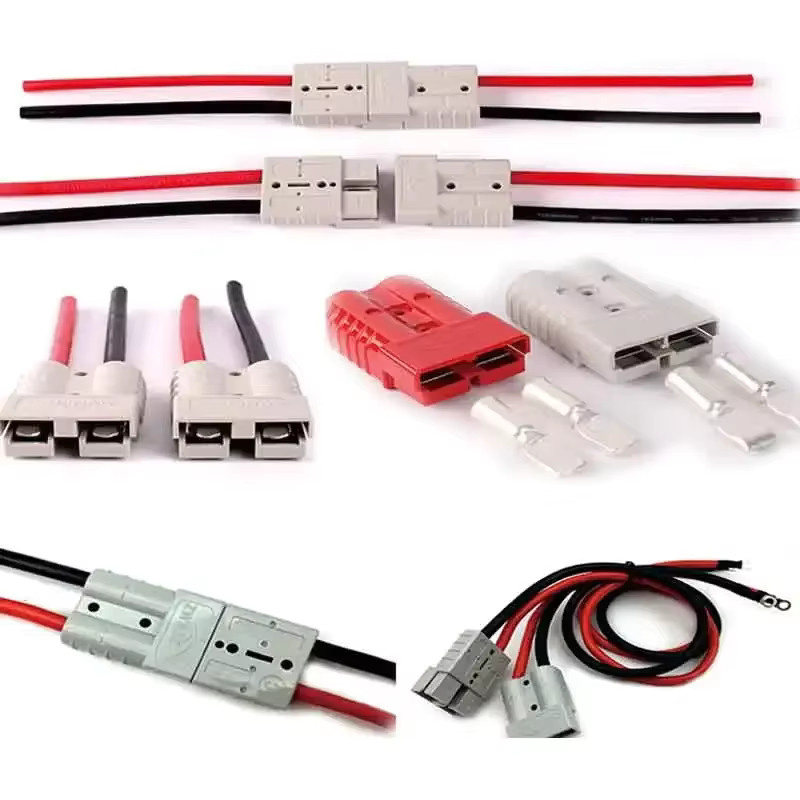 DIVEDEER Steckverbinderkabel mit M8/M6 Anschluss in Rot für wiederaufladbare Batterieanschlüsse bis 600V - Bild 2