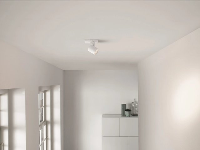 Philips LED Deckenstrahler Runner Weiß mit GU10 Leuchtmittel - Bild 1