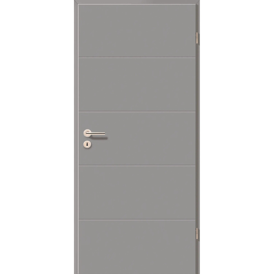 Getadoor Zimmertür NeoLine Typ 6505 GLN747 modern Staubgrau B: 86 cm, H: 198,5 cm, Anschlag Rechts - Bild 2