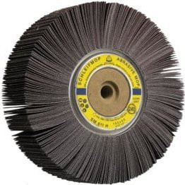 Klingspor Schleifmopräder SM 611 H LS 309 X für Winkelschleifer, Korn 60, Farbe Braun, Durchmesser: 16,5 cm, Breite: 2,5 cm, Bohrung: 1,3 cm - Bild 1