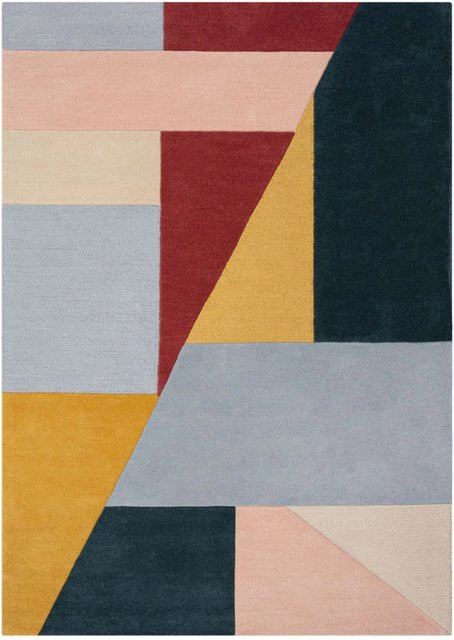 Flair Rugs Wollteppich Alwyn Abstract Modern Mehrfarbig B: 120 cm, T: 170 cm - Bild 1