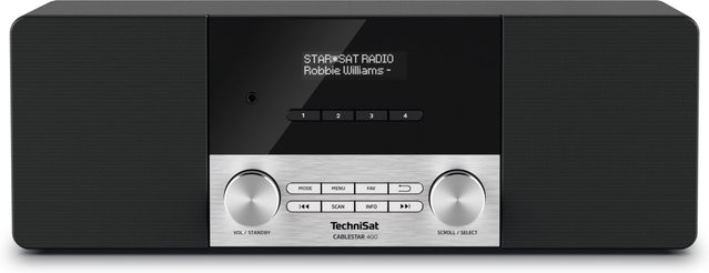 TechniSat CABLESTAR 400 Kabel-Radio in Anthrazit und Schwarz - Bild 1
