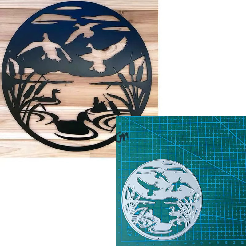 Metall Stanzschablone Tierformen für Scrapbooking und Handwerk in Silber - Bild 2