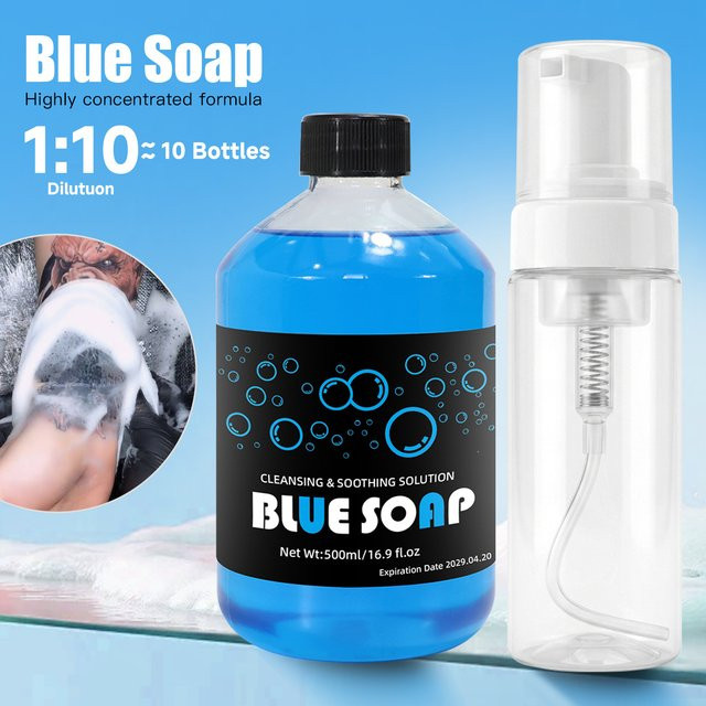 Tattoo-Blau-Seife, 500 ml - Bild 1