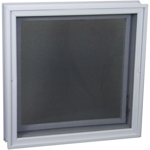 Fuchs Design Lüftungsfenster in Weiss mit einem Wärmedurchgangskoeffizienten von 2,9 W/mK, B/H/T: 38 x 38 x 8 cm - Bild 2