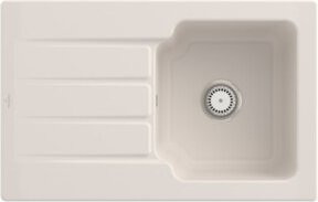 Villeroy & Boch Spüle Architectura mit Ablagegarnitur in Beige aus Keramik mit CeramicPlus Beschichtung - Bild 1