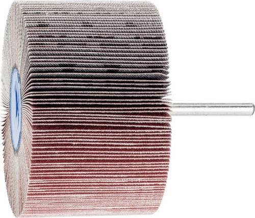 PFERD Korund Fächerschleifer A240 für Feinschliff und Finish, Durchmesser: 80 mm, Breite: 50 mm, Schaft-Durchmesser: 6 mm, 10 Stück - Bild 1