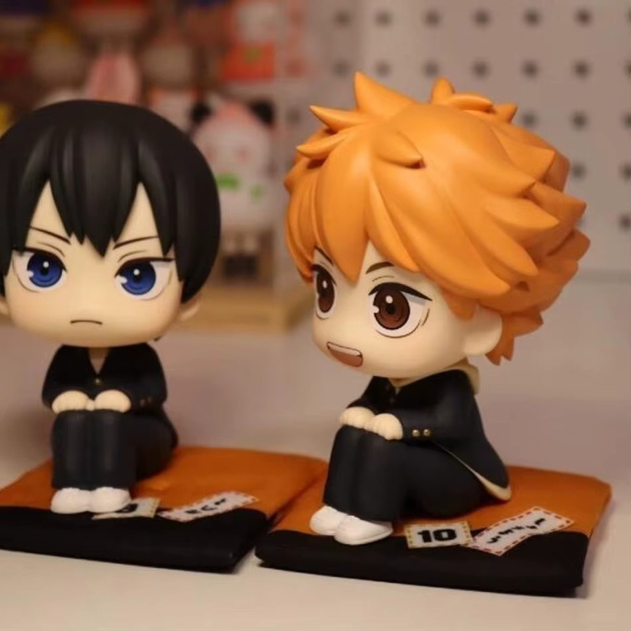 Bandai Hinata Shoyo Tobio Kageyama Anime-Figur, 2er-Set, 10cm - Bild 4