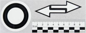 Eichner Gutachter-Set selbstklebend in Schwarz und Weiß aus Papier - Bild 1