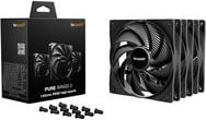 be quiet! Pure Wings 3 PWM High-Speed Gehäuselüfter 140mm 3er-Pack Schwarz - Bild 1