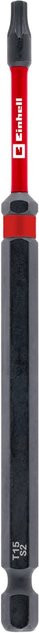 Einhell Impact Bit mit Doppel-Torsion T15 in Rot aus Stahl, Länge: 120 mm - Bild 1