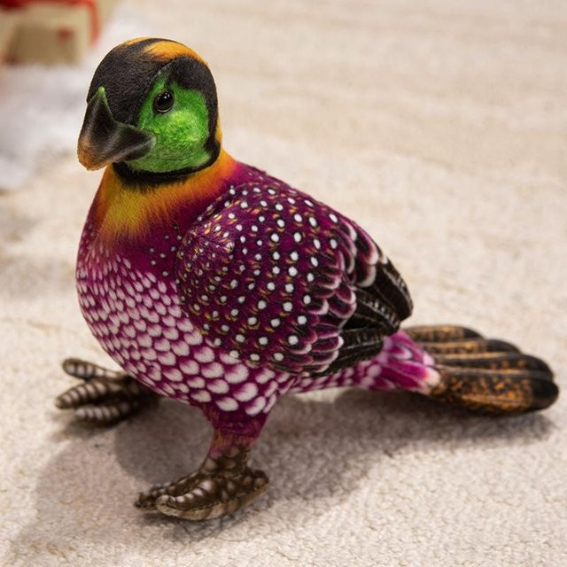 Yiran toy Perlhuhn Plüschtier, 20cm, bunt/mehrfarbig - Bild 1