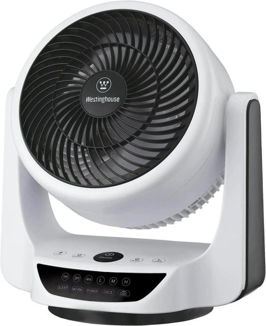 Westinghouse Cormac Tischventilator mit Fernbedienung, Oszillation und Timer, Weiß oder Schwarz - Bild 1