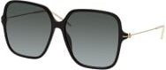 Gucci GG 1267S Sonnenbrille, Vollrand, quadratisch, Damen, black grey - Bild 1