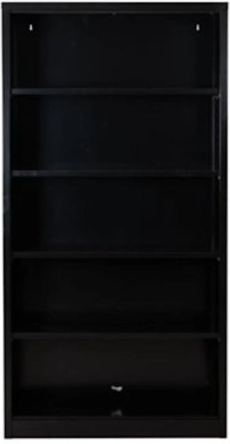 PROREGAL Aktenregal Butterfly Schwarz mit 5 verstellbaren Ordernhöhen, H x B x T: 195 x 100 x 33 cm - Bild 1