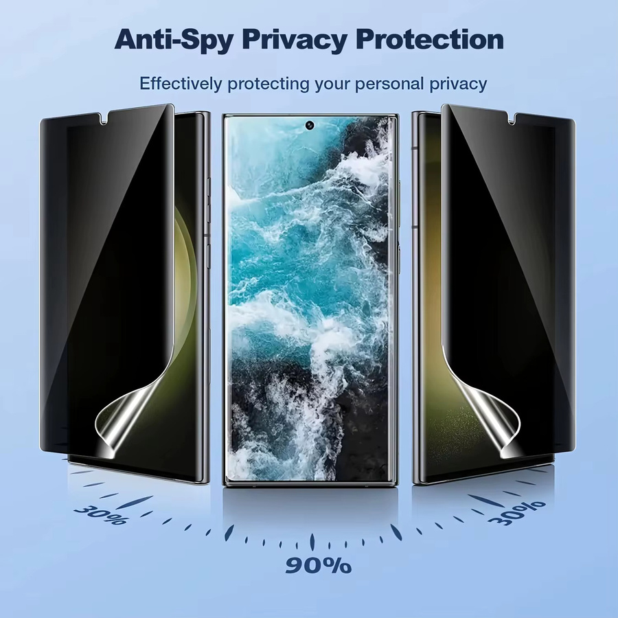 Samsung Anti-Spy Hydrogel Display Schutzfolie für A55 5G A56 5G A54 A16 A15 A36 5G A05 A35 A06 A24 A25 A05s mit voller Abdeckung - Bild 2