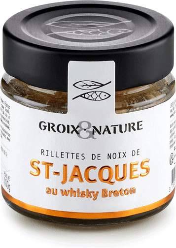 Groix&Nature Rillettes de Noix de St-Jacques mit Whisky 100 g - Bild 1