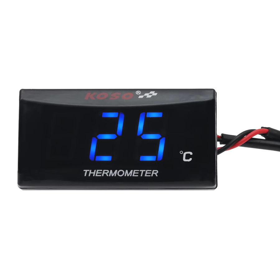 ZMFJH Mini Motorrad Wassertemperatur-Anzeige Thermometer in Schwarz für XMAX 250 300, NMAX, CB400 und CB500 - Bild 4