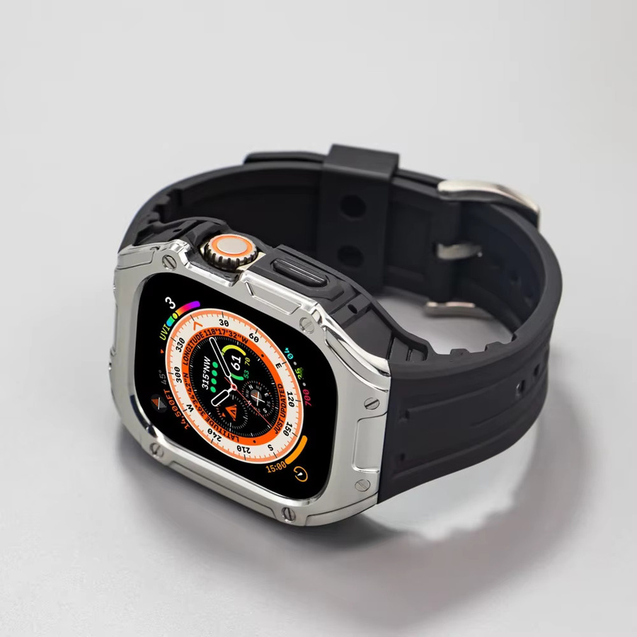 FancyWrist Modifikationsset für Apple Watch Ultra, TPU-Gehäuse, Sport-Gummiarmband, 49 mm, Kunststoff, Unisex - Bild 2