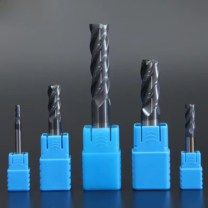 ZGT Hartmetall-Schaftfräser aus Wolframstahl HRC50, 4-schneidig, Farbe: Silber - Bild 1