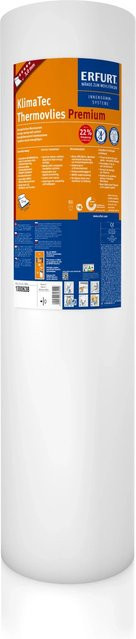 Erfurt KlimaTec Thermovlies Premium Rollenware in Weiß, überstreichbar - Bild 1