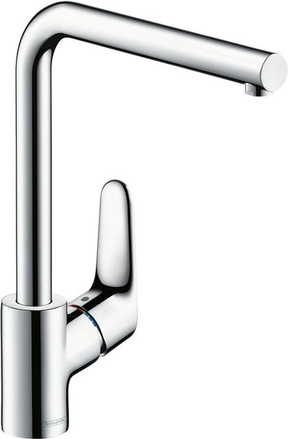 Hansgrohe Einhebel-Küchenarmatur Focus mit schwenkbarem Auslauf in Chrom - Bild 1