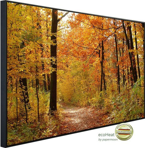 papermoon Infrarotheizung EcoHeat Autum Forest mit Matt-Effekt in Bunt, App-Steuerung und Überhitzungsschutz - Bild 1
