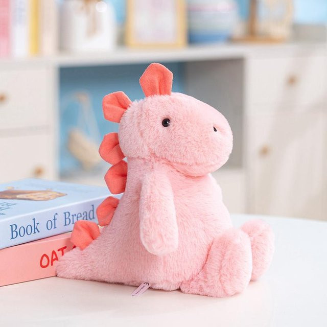 Yiran toy Dinosaurier Plüschtier, Rosa, 25cm, ab 14 Jahren - Bild 1