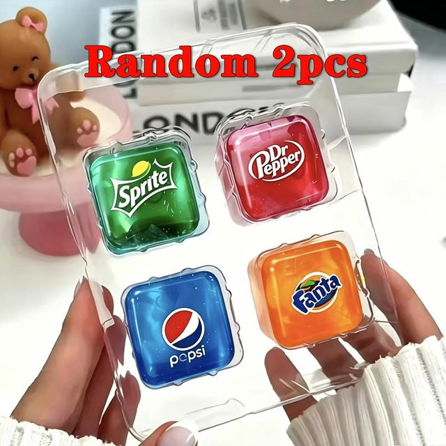 Needoh Teenie Nice Eiswürfel Fidget Spielzeug, 4er Pack Set, Squishy - Bild 1