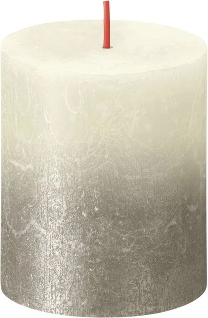 Bolsius Rustik-Kerze Sunset in Perle-Champagner, Höhe: 8,0 cm, Durchmesser: 6,8 cm - Bild 1