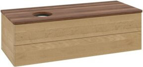 V&B Waschtischunterschrank Antao mit integrierter Beleuchtung, Farbe Honey Oak, B/T/H: 120 x 36 x 50 cm - Bild 1