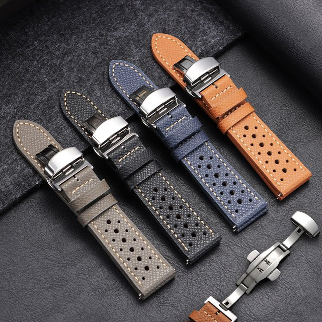 HQstrap Uhrenarmband Leder, Vintage, Unisex - Bild 1