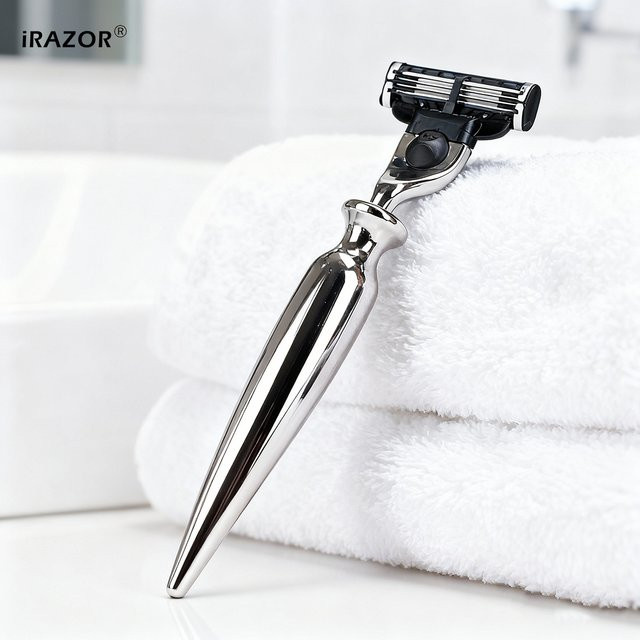 iRAZOR Mach 3 Herren-Handrasierer, silver - Bild 1