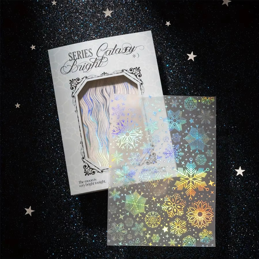 Star River Brilliant Series Scrapbook Zubehör Set in Silber für handgefertigte Papieralben und Tagebücher - Bild 1