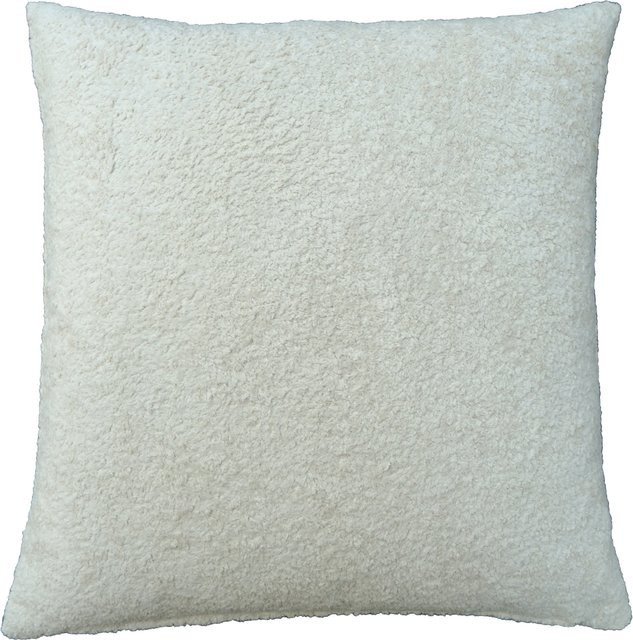 Kissenhülle ANGEL SOFT in Braun und Weiß, quadratisch, Polyester - Bild 1