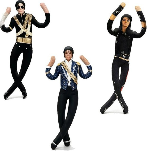 Anime Michael Jackson Cosplay Requisitenpuppe, Plüschfigur, 28cm - Bild 1