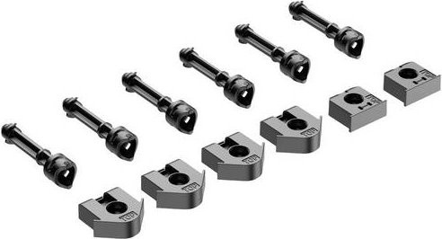 Spelsberg GEOS-L 4050 SV 72104301 Schnellverschluss-Set in Schwarz - Bild 1