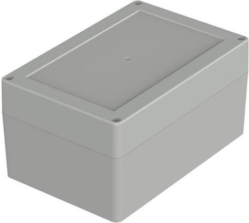 Bopla Euromas X Elektronikgehäuse aus ABS in Lichtgrau RAL 7035, B/T/H: 18,0 x 12,0 x 9,03 cm - Bild 1