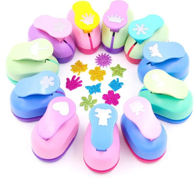 Handgefertigter Papierstanzer für Bastelarbeiten und Scrapbooking in Multicolour - Bild 1