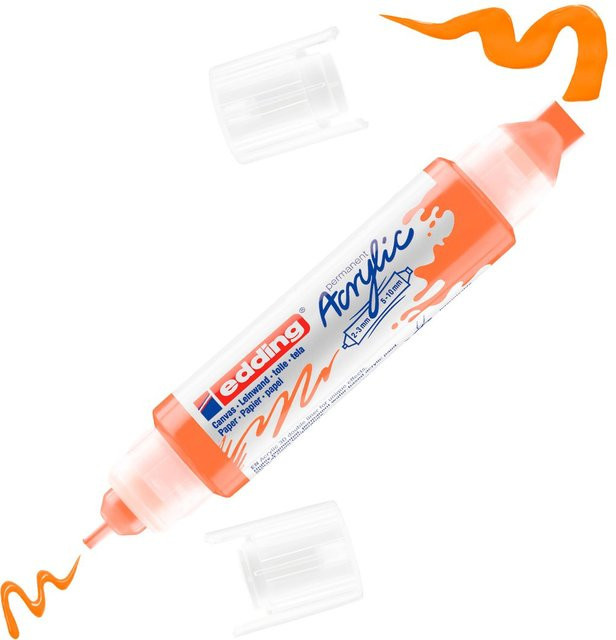 edding 5400 Acryl 3D Double Liner in Neon-Orange - Bild 1