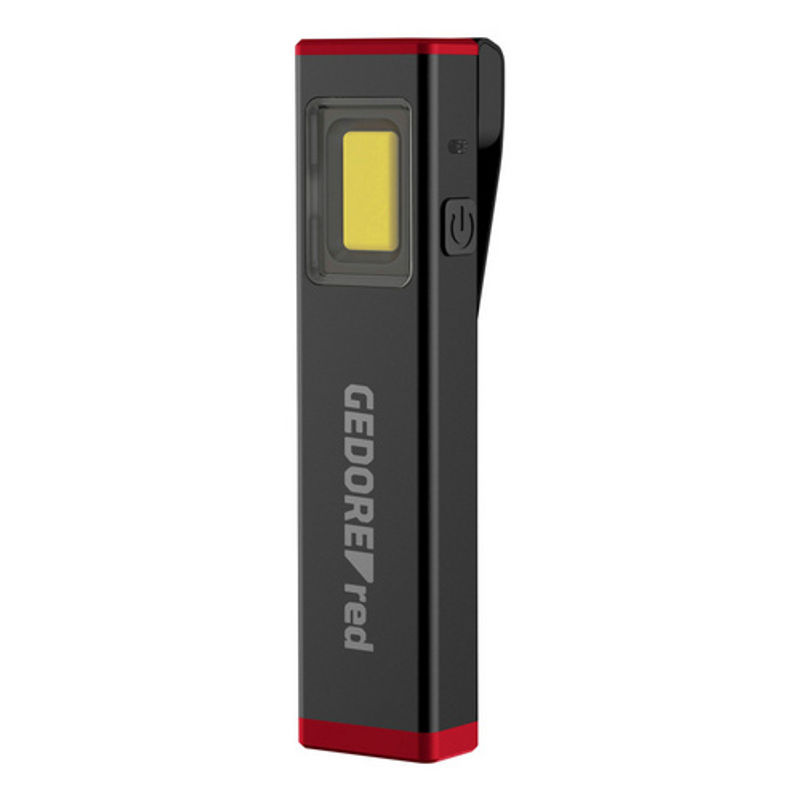 Gedore red LED Arbeitslampe mini akkubetrieben schwarz 300 lm mit Clip - Bild 3