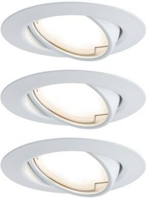 Paulmann LED Einbauleuchte 3er Set Weiß, Einbautiefe: 4,5 cm - Bild 1